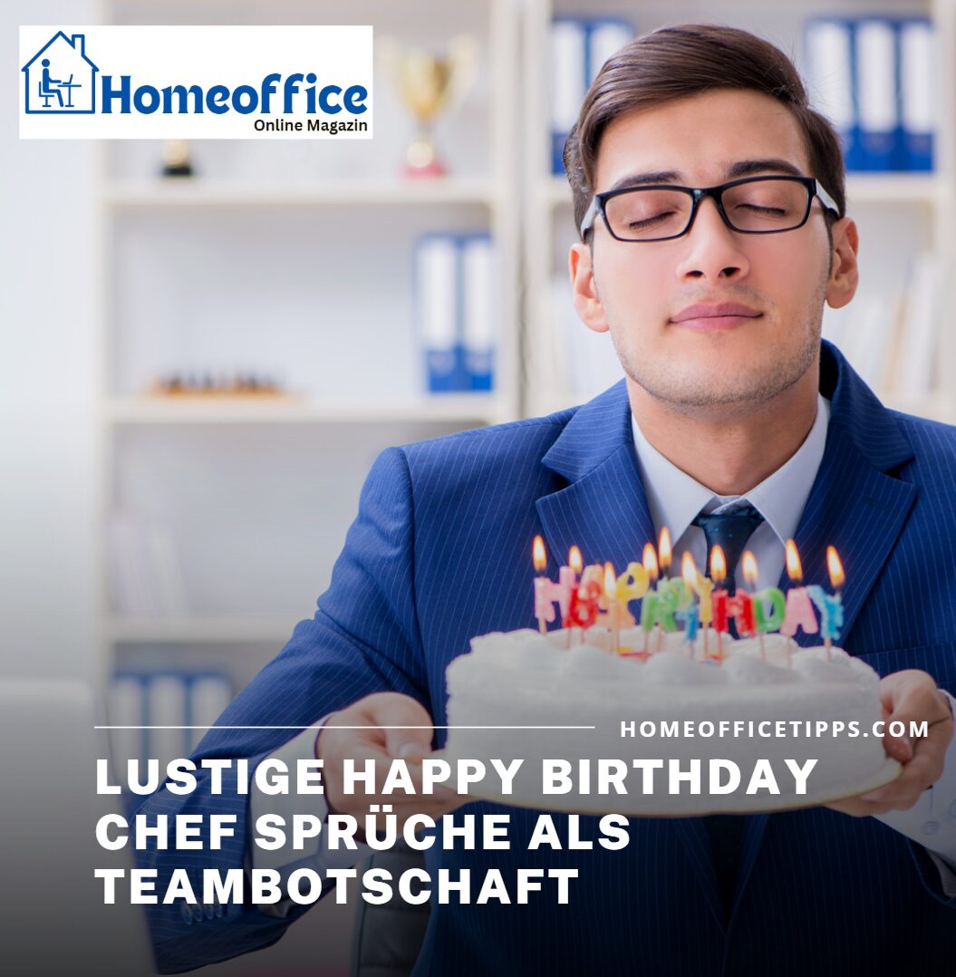 Lustige Happy Birthday Chef Sprüche als Teambotschaft
